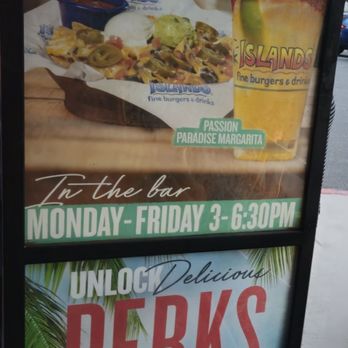 Islands Restaurant - Happy Hour - Burgers Near Me - Pasadena, California