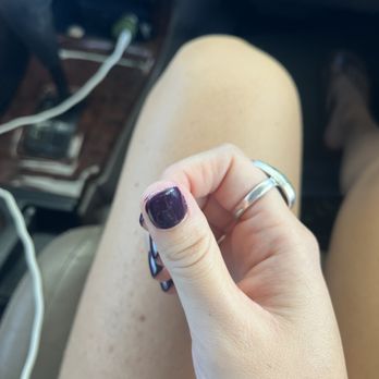 Sunset Bay Nail Lounge - Left polish marks all over fingers - Nail Salons Near Me - Huntington Beach, California