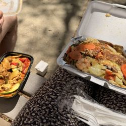 Thai Mango - Panang Curry and Pad Woon Sen