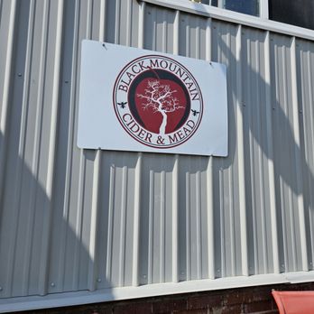 Black Mountain Cider + Mead - sign on building - Meaderies Near Me - Black Mountain, North Carolina Black Mountain Cider + Mead - sign on building - Meaderies Near Me - Black Mountain, North Carolina