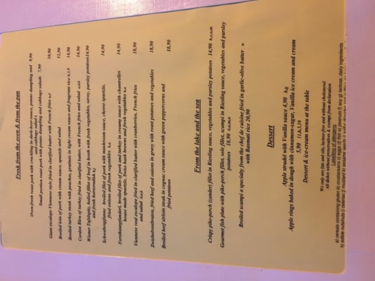 Menu photo 4 Wirtshaus in Sendling Munich, BY Menu photo 4 Wirtshaus in Sendling Munich, BY