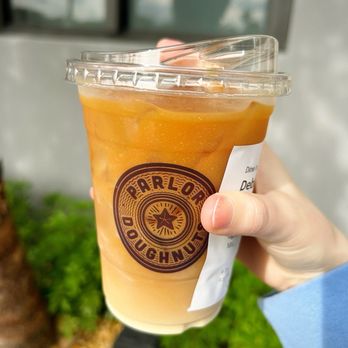 Parlor Doughnuts - Cold brew with oat milk - Donuts Near Me - Fort Lauderdale, Florida Parlor Doughnuts - Cold brew with oat milk - Donuts Near Me - Fort Lauderdale, Florida