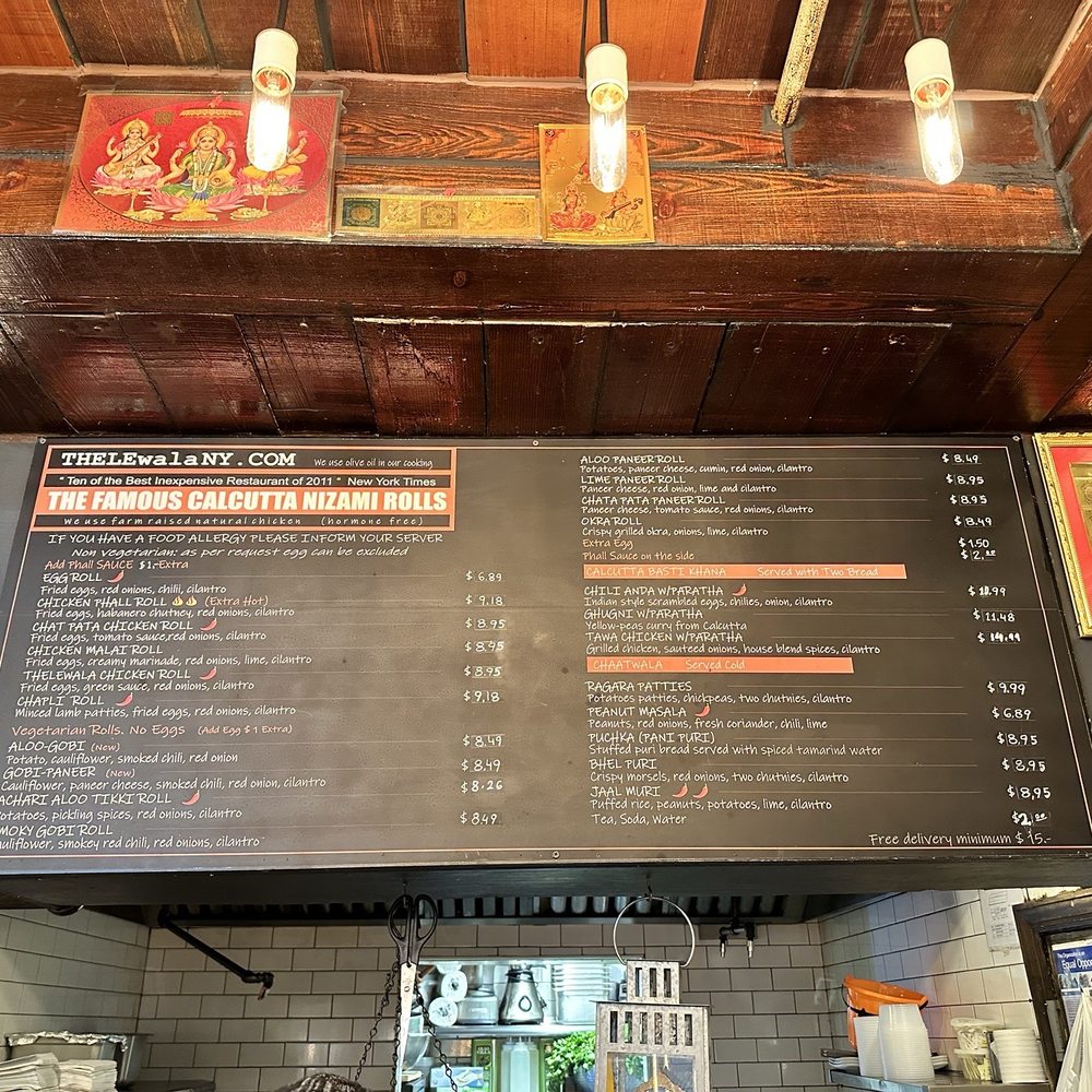 Thelewala - Menu - Indian Near Me - New York, New York Thelewala - Menu - Indian Near Me - New York, New York