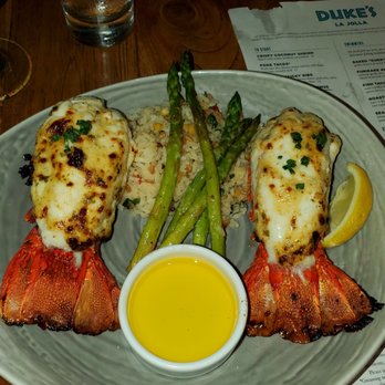 Duke's La Jolla - Roasted Tristan Lonter tails - New American Near Me - La Jolla, California Duke's La Jolla - Roasted Tristan Lonter tails - New American Near Me - La Jolla, California