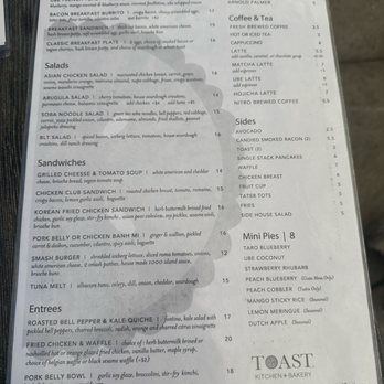 Toast Kitchen & Bakery - Menu - Breakfast & Brunch Near Me - Tustin, California