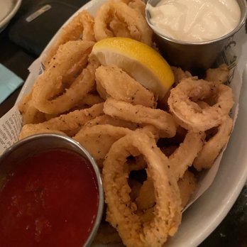 Blue Pig Tavern - Crunchy Battered Calamari - New American Near Me - Cape May, New Jersey Blue Pig Tavern - Crunchy Battered Calamari - New American Near Me - Cape May, New Jersey
