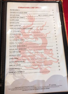 Menu photo 2 Chinatown North Austin, TX