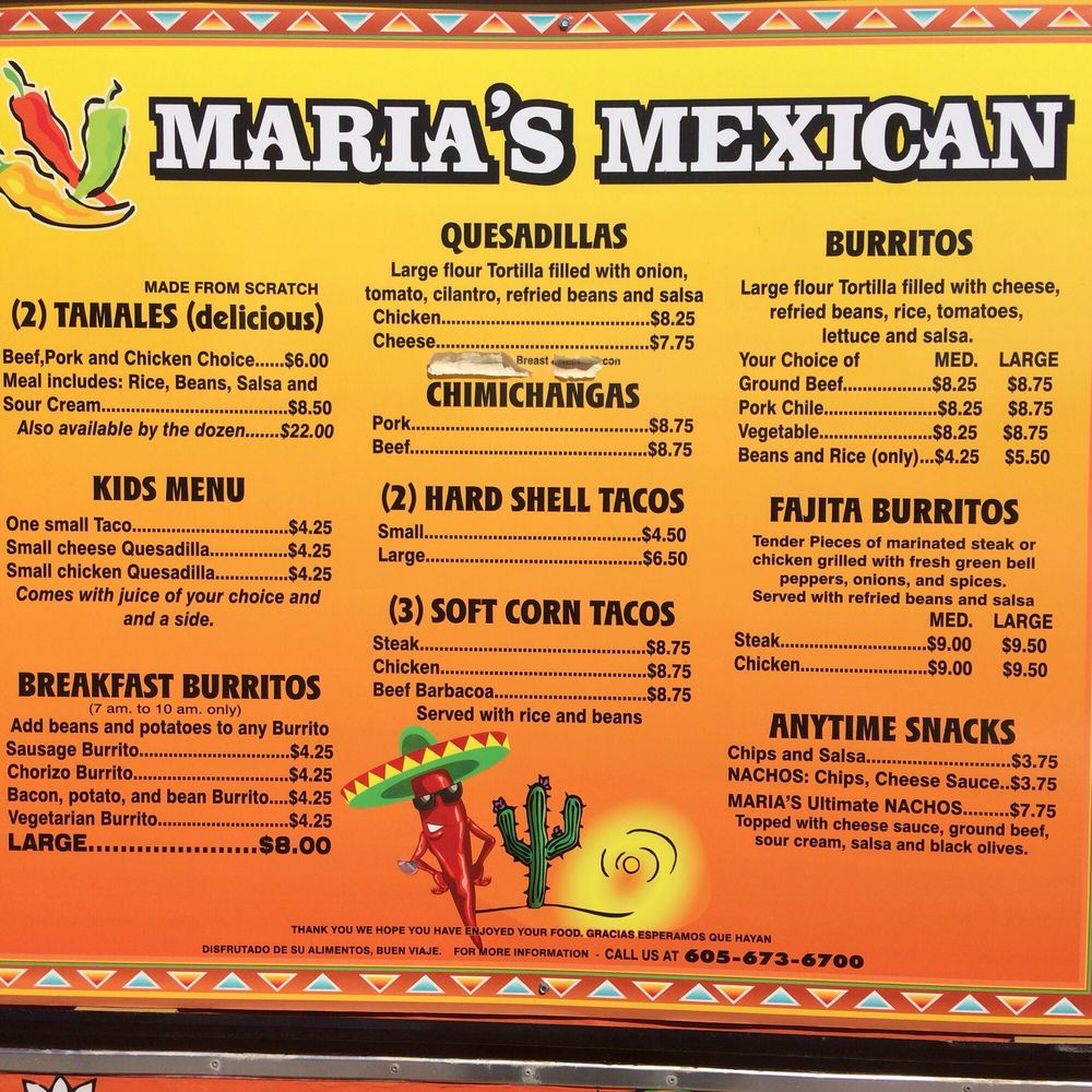 Maria's Mexican - Food Trucks Near Me - Custer, South Dakota Maria's Mexican - Food Trucks Near Me - Custer, South Dakota