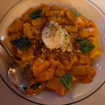 Rocco's - Rigatoni with vodka sauce - Wine Bars Near Me - Austin, Texas