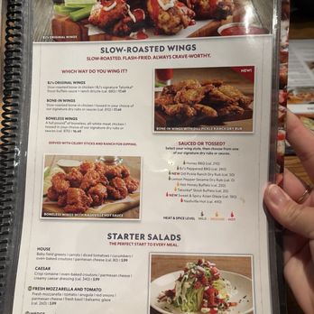 BJ's Restaurant & Brewhouse - Wings menu - New American Near Me - Moreno Valley, California BJ's Restaurant & Brewhouse - Wings menu - New American Near Me - Moreno Valley, California