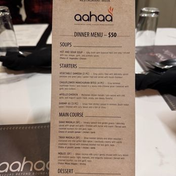 Aahaa - Restaurant Week 2026 - Indian Near Me - Overland Park, Kansas Aahaa - Restaurant Week 2026 - Indian Near Me - Overland Park, Kansas