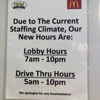 McDonald's - The actual working hours for McDonald's on 600 E Main St, Benson, NC 27504 2 - Fast Food Near Me - Benson, North Carolina McDonald's - The actual working hours for McDonald's on 600 E Main St, Benson, NC 27504 2 - Fast Food Near Me - Benson, North Carolina