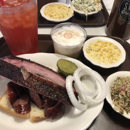 It was good! Ribs and sausage. Dirty rice and poblano corn were great. It was good! Ribs and sausage. Dirty rice and poblano corn were great.
