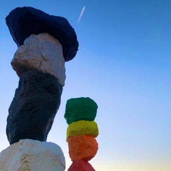 Seven Magic Mountains - Public Art Near Me - Las Vegas, Nevada Seven Magic Mountains - Public Art Near Me - Las Vegas, Nevada