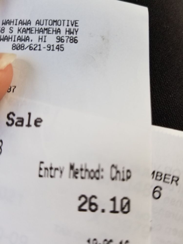 Safety inspection while you sit in the car. Only 26.10. Friendly