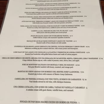 La Cuchara de San Telmo - Menu - Tapas/Small Plates Near Me - Donostia / San Sebastián, SS La Cuchara de San Telmo - Menu - Tapas/Small Plates Near Me - Donostia / San Sebastián, SS