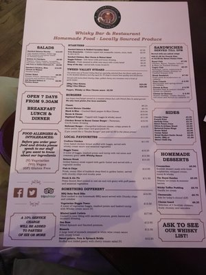 Menu photo 2 Royal McGregor Edinburgh, EDH