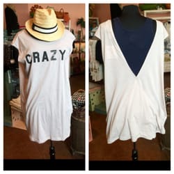 Stephanie's Stuff - Love this CRAZY tunic with a crossover back!