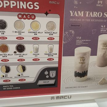 Macu Tea - Menu - Bubble Tea Near Me - San Jose, California