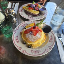 Lemon Ricotta Panckaes and Ube Pancakes Lemon Ricotta Panckaes and Ube Pancakes