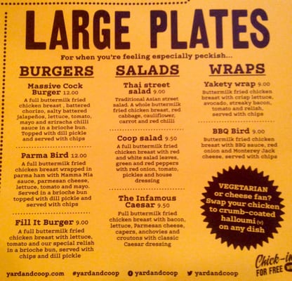 Menu photo 5 Yard & Coop Manchester, XGM