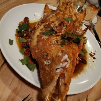 Automatic Seafood and Oysters - Hog snapper - dont be deterred by the teeth! This thang was delicious!! - Seafood Near Me - Birmingham, Alabama
