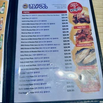 Kyung's Seafood - Menu Fresh Fish - Seafood Near Me - Honolulu, Hawaii