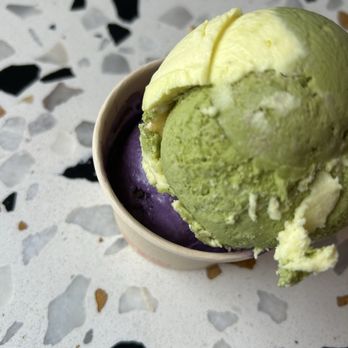 Stella Jean's Ice Cream - Ube bottom - Ice Cream & Frozen Yogurt Near Me - Costa Mesa, California