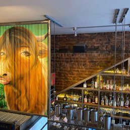Interesting art work at the Porter and Rye
