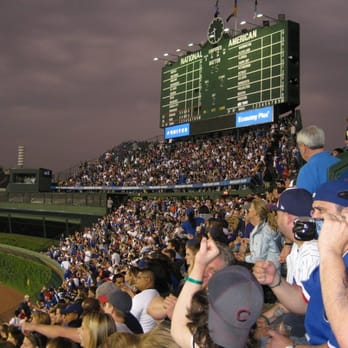 Wrigley Field - Hangin with the other drunks in the ivy - Stadiums & Arenas Near Me - Chicago, Illinois