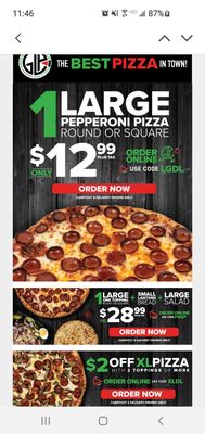 Green Lantern Pizza by null