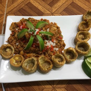 La Chiqui Restaurant - Crab meat stew, w/ cup shaped tostones - Dominican Near Me - Bronx, New York