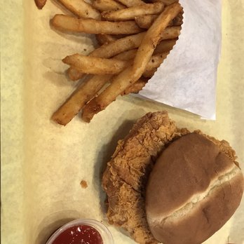 Fresh Tray - Plain chicken sandwich and fries - Chicken Shop Near Me - Concord, California Fresh Tray - Plain chicken sandwich and fries - Chicken Shop Near Me - Concord, California