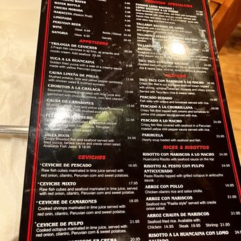 Ceviche 595 - Menu - Seafood Near Me - Davie, Florida