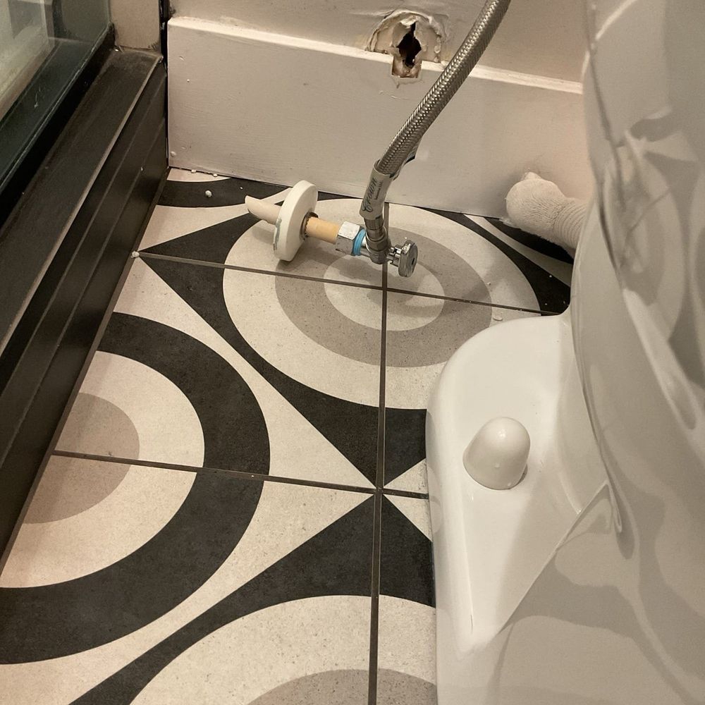Reddi Services - Where the PVC pipe broke in the bathroom. - Plumbing Near Me - Peoria, Arizona Reddi Services - Where the PVC pipe broke in the bathroom. - Plumbing Near Me - Peoria, Arizona