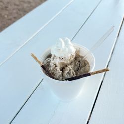 The Crawford Cone - This was AH-MAZING. Local cold brew shave ice with vanilla ice cream  Best thing I've ever had!