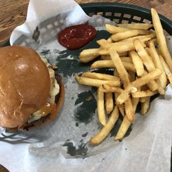 Roadhouse Grill - Chipotle burger with fries