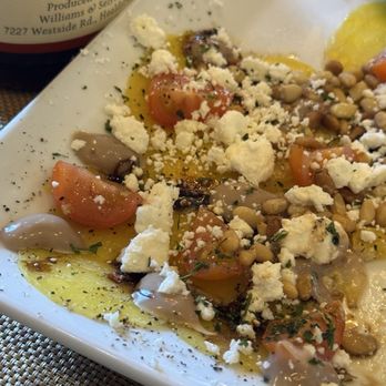Francoli Gourmet - Golden Beet Carpaccio (partially eaten - Italian Near Me - Orange, California Francoli Gourmet - Golden Beet Carpaccio (partially eaten - Italian Near Me - Orange, California