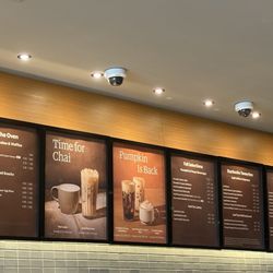 Starbucks - Fall menu