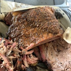 JNL Barbecue - Brisket, pulled pork, and pork ribs