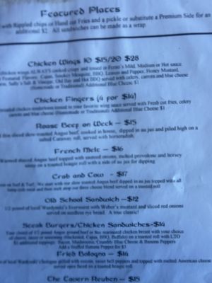 Menu photo 1 Adolf's Old First Ward Tavern Buffalo, NY