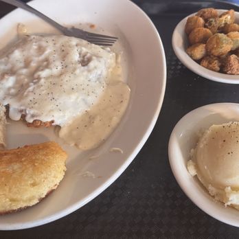 Jeff's Family Friendly Restaurant - Country fried steak, mashed potatoes and fried okra - American Near Me - Murfreesboro, Tennessee Jeff's Family Friendly Restaurant - Country fried steak, mashed potatoes and fried okra - American Near Me - Murfreesboro, Tennessee