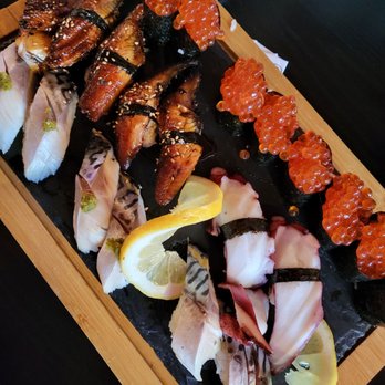 Sushi Yu - Mackerel, Octopus, Unagi & look at how generous they are with Salmon Roe! - Japanese Near Me - Alhambra, California Sushi Yu - Mackerel, Octopus, Unagi & look at how generous they are with Salmon Roe! - Japanese Near Me - Alhambra, California
