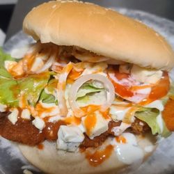 We Can Warriors - Buffalo chicken sandwiches come in rotation with our regular menu.