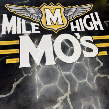 Mile High Mo’s  - First Class Food - Restaurant logo - Fast Food Near Me - San Marcos, Texas