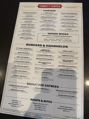 Menu photo 1 Thirsty Turtle Tavern Barrington, NJ