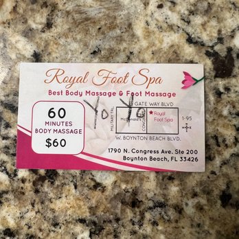 Royal Foot Spa And Massage - Massage Therapy Near Me - Boynton Beach, Florida