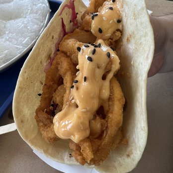 Southold Fish Market - Weekly Special - Crispy Calamari Taco - Seafood Markets Near Me - Southold, New York