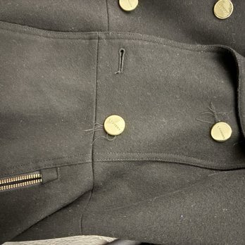 Ritz Cleaners - Two of my buttons are barely hanging on and are scratched on my brand new coat - Sewing & Alterations Near Me - Anaheim, California Ritz Cleaners - Two of my buttons are barely hanging on and are scratched on my brand new coat - Sewing & Alterations Near Me - Anaheim, California