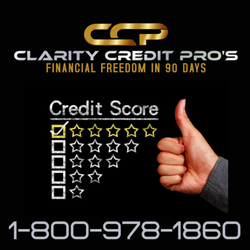 Clarity Credit Pro's 936 - We have developed a state of the art system to get your credit score up so that you can have the financial freedom you deserve.